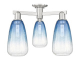 Brookhaven Almond 3 Light Semi Flush Mount 23.5 Inch Wide by Innovations - 716-3F-G480-6_P