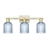 Bridal Veil 3 Light Bath Vanity 10.75 Inch and 24 Inch Wide by Innovations - 716-3W-G559-5_P