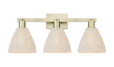 Natural Ballston Dome 3 Light Bath Vanity 26 Inch Wide by Innovations - 716-3W-NBD-75_P