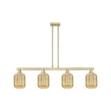 Preston 4 Light Stem Jar Island 12.63 Inch and 48 Inch Wide by Innovations - 716-4I-G460-7_P