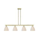Natural Ballston Dome 4 Light Stem Hung Island 48 Inch Wide by Innovations - 716-4I-NBD-75_P