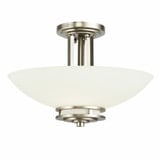 Hendrik 2 Light 15 Inch Wide Semi Flush Mount by Kichler - 3674
