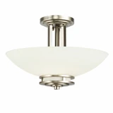 Hendrik 2 Light 15 Inch Wide Semi Flush Mount by Kichler - 3674