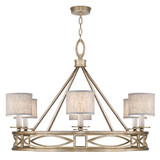 Cienfuegos 6 Light Oversized Round Chandelier by Fine Art 887640-39 - 887640-39