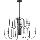 Karthe 12 Light Oversized 2 Tier Chandelier by Kichler - 52472