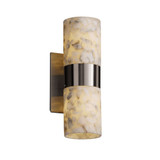 Alabaster Rocks Dakota 2 Light Wall Sconce by Justice Design - ALR-8762-10