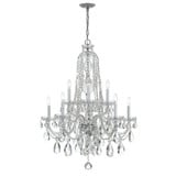 Traditional Crystal 10 Light Large Chandelier by Crystorama - 1110