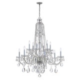 Traditional Crystal 12 Light Oversized Chandelier by Crystorama 1112