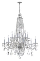 Traditional Crystal 12 Light Oversized Chandelier by Crystorama 1112 - 1112