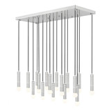 Stari 17 Light Linear Chandelier 11 Inch Tall and 18 Inch Wide by Z Lite - 1956P-17L