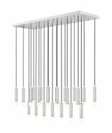 Stari 23 Light Linear Chandelier 11 Inch Tall and 18 Inch Wide by Z Lite - 1956P-23L