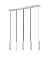 Stari 5 Light Linear Chandelier 11 Inch Tall and 4.75 Inch Wide by Z Lite - 1956P-5L
