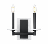 Kaden 2 Light Wall Sconce 9 Inch Tall and 11 Inch Wide by Z Lite - 3045-2S