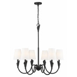 Claudelle 6 Light Chandelier 32 Inch Tall and 32 Inch Wide by Z Lite - 4014-32