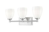 Oren 3 Light Bath Vanity 10 Inch Tall and 24 Inch Wide by Z Lite - 7004-3V