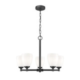 Oren 5 Light Chandelier 18.25 Inch Tall and 25 Inch Wide by Z Lite - 7004-5