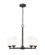 Oren 5 Light Chandelier 18.25 Inch Tall and 25 Inch Wide by Z Lite - 7004-5