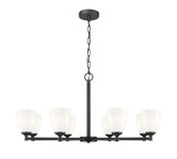 Oren 8 Light Chandelier 19.25 Inch Tall and 42 Inch Wide by Z Lite - 7004-8
