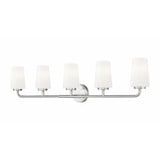 Montford 5 Light Bath Vanity 9.5 Inch Tall and 40 Inch Wide by Z Lite - 7005-5V