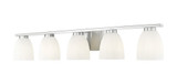 Naya 5 Light Bath Vanity 6.5 Inch Tall and 40 Inch Wide by Z Lite - 7518-5V