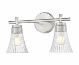 Belle 2 Light Bath Vanity 10 Inch Tall and 16 Inch Wide by Z Lite - 7519-2V