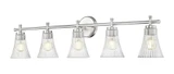 Belle 5 Light Bath Vanity 10 Inch Tall and 42 Inch Wide by Z Lite - 7519-5V