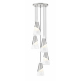 Aimie 5 Light Chandelier 13.25 Inch Tall and 12 Inch Wide by Z Lite - 828P6-5R