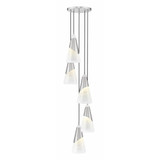 Aimie 5 Light Chandelier 15.75 Inch Tall and 12 Inch Wide by Z Lite - 828P7-5R