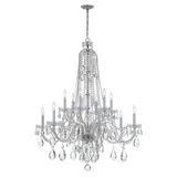 Traditional Crystal 12 Light Oversized Chandelier by Crystorama 1114 - 1114