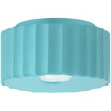 Radiance 1 Light 10 Inch Wide Gear Outdoor Flush Mount by Justice Design - CER-6185W