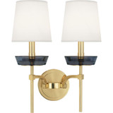 Cristallo 2 Light Wall Sconce 18 Inch and 14.75 Inch Wide by Robert Abbey - 609_P