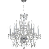 Traditional Crystal 10 Light Medium Chandelier by Crystorama 1130