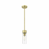 Boreas 1 Light Stem Hung Mini Pendant 10 Inch Tall by Innovations - 617-1S-G617-8