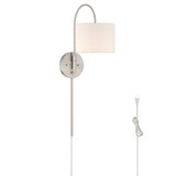 Horizon 1 Light Wall Sconce 15 Inch Tall and 7.75 Inch Wide by Hunter Fans - 48177