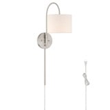 Horizon 1 Light Wall Sconce 15 Inch Tall and 7.75 Inch Wide by Hunter Fans - 48177