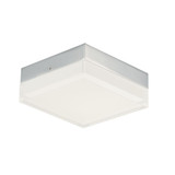 Illuminaire II 12.5W 1 LED 4.75 Inch Wide Square Flush Mount by Maxim - 57686CLFT