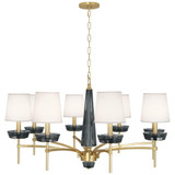 Cristallo 8 Light Chandelier 23.25 Inch Tall X 41 Inch Wide by Robert Abbey - 625_P