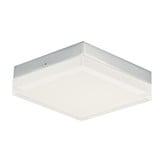 Illuminaire II 15W 1 LED 6.25 Inch Wide Square Flush Mount by Maxim - 57687CLFT