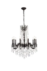 Rosalia 10 Light Large Chandelier by Elegant - 9210D28