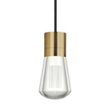 Alva 9W 1 LED Pendant 7.1 Inch and 3.6 Inch Wide by Visual Comfort Modern - 700TDALVPMC