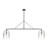 Leano 5W 2 LED Linear Chandelier 29.9 Inch Tall by Visual Comfort Modern - SLLS638