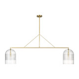 Leano 5W 2 LED Linear Chandelier 29.9 Inch Tall by Visual Comfort Modern - SLLS638
