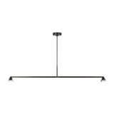 Midrand 26.2W 2LED Linear Chandelier 9.1 Inch Tall by Visual Comfort Modern - SLLS753