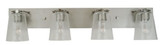 Mercer 4 Light Vanity Light by Framburg - 4854 SP/PN/CS