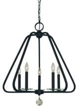 Triangulum 5 Light Medium Chandelier by Framburg - 5515