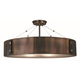 Oracle 4 Light 23 Inch Wide Semi Flush Mount by Framburg - 5394
