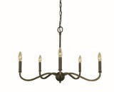 Heidelberg 5 Light Medium Chandelier by Framburg - 5640
