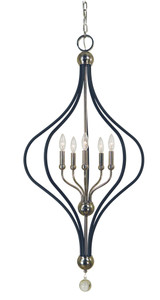 Boulevard 5 Light Medium Chandelier by Framburg - 4950
