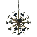 Apogee 20 Light Oversized Chandelier by Framburg - 4978AB_MB
