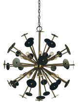 Apogee 20 Light Oversized Chandelier by Framburg - 4978AB_MB